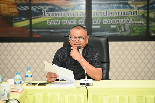 CDD LAMPLAIMAT : GROWTH TEAM LAMPLAIMAT BURIRAM พช.ลำปลายมาศ ร่วมประชุมคณะกรรมการพัฒนาคุณภาพชีวิตระดับอำเภอ (พชอ.) ประจำปีงบประมาณ พ.ศ. 2569