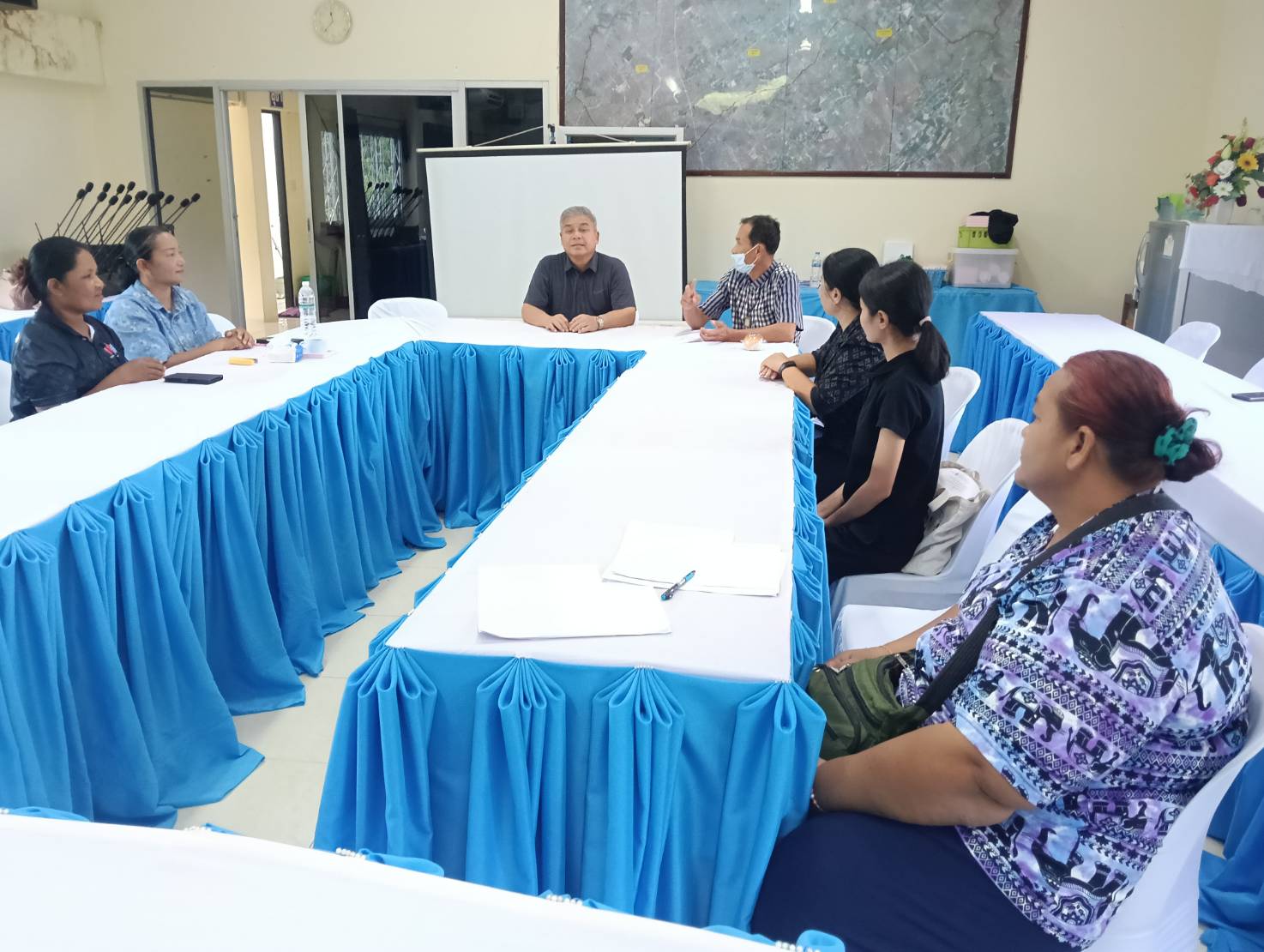 📣CDD LAMPLAIMAT : GROWTH TEAM LAMPLAIMAT BURIRAM พช.ลำปลายมาศ  ลงพื้นที่ดำเนินการจัดประชุมคณะทำงานขับเคลื่อนกองทุนพัฒนาบทบาทสตรีตำบลหนองกระทิง