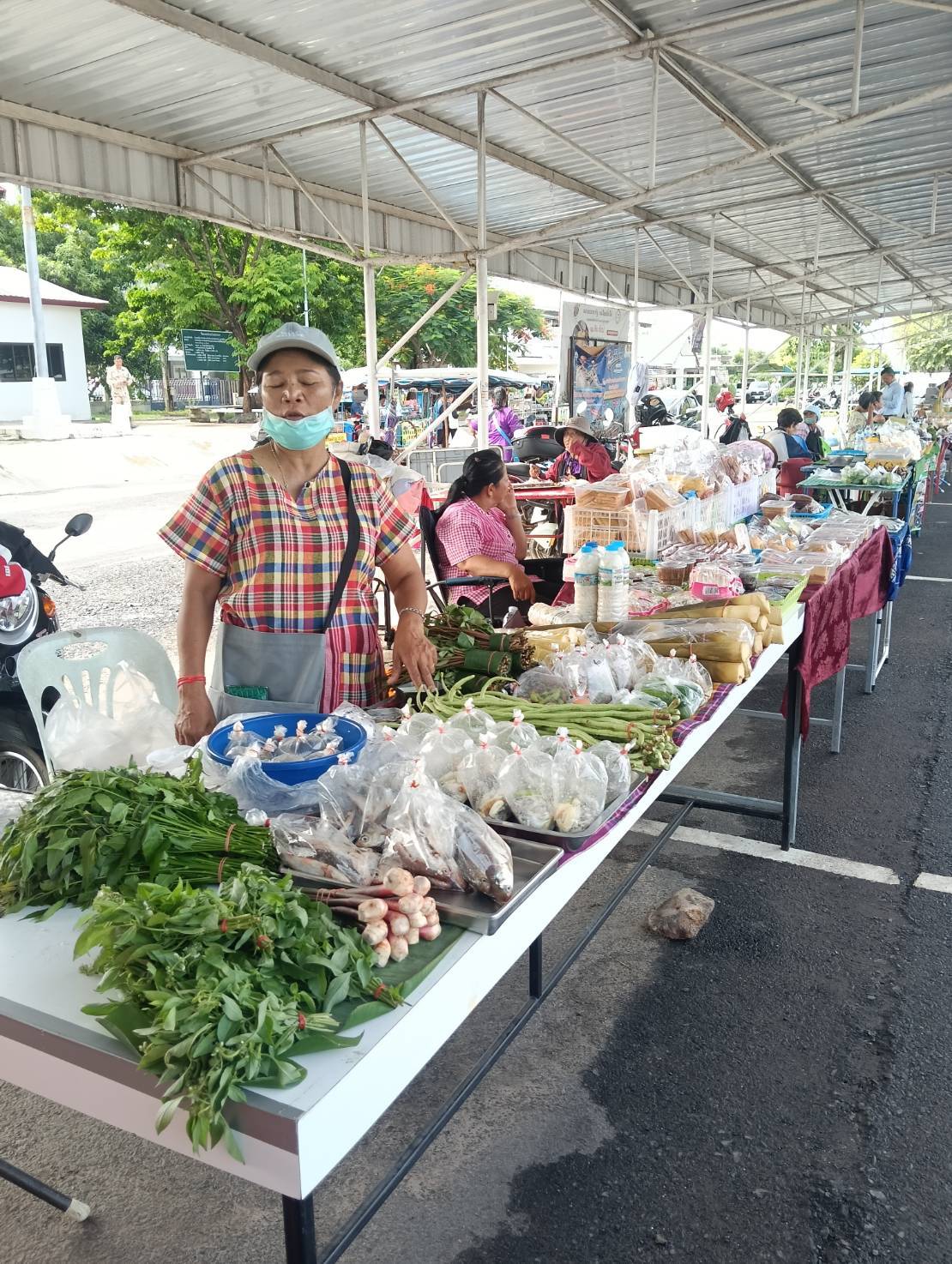 📣CDD LAMPLAIMAT : GROWTH TEAM LAMPLAIMAT BURIRAM พช.ลำปลายมาศ  ดำเนินโครงการขับเคลื่อนเศรษฐกิจฐานราก จัดกิจกรรมส่งเสริมการขาย ณ ตลาดนัดคนไทยยิ้มได้