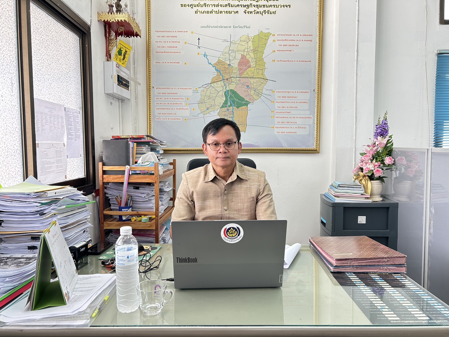 CDD LAMPLAIMAT : GROWTH TEAM LAMPLAIMAT BURIRAM📣พช.ลำปลายมาศ ร่วมรับฟังการประชุมกรมการพัฒนาชุมชน ครั้งที่ 8/2569 ผ่านระบบวีดิทัศน์ทางไกล (Video Conference) ระบบ TV.พช.