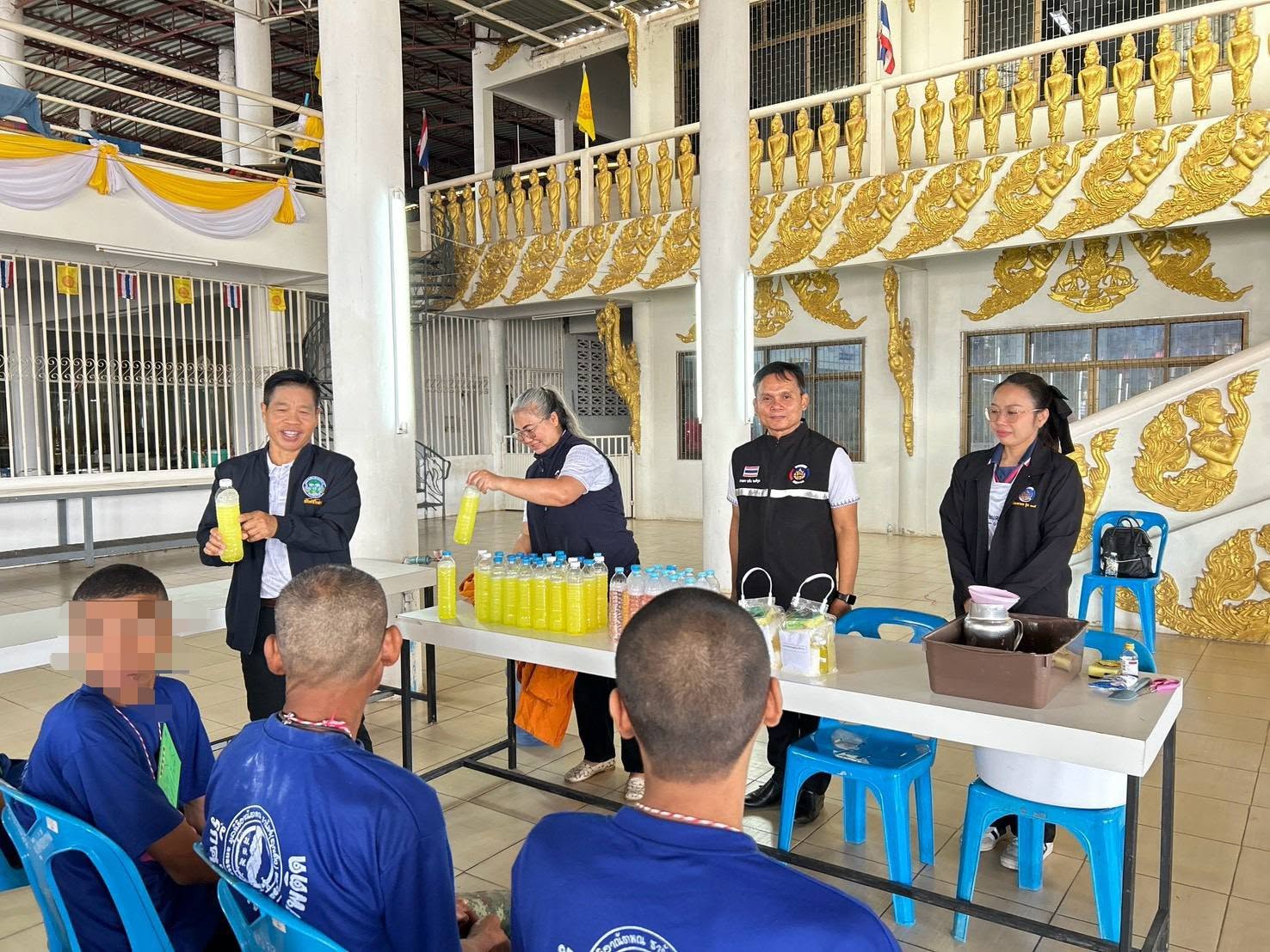 CDD LAMPLAIMAT : GROWTH TEAM LAMPLAIMAT BURIRAM พช.ลำปลายมาศ ร่วมเป็นวิทยากร โครงการ“รวมพลังรักศรัทธา” แก้ปัญหายาเสพติดแบบบูรณาการ